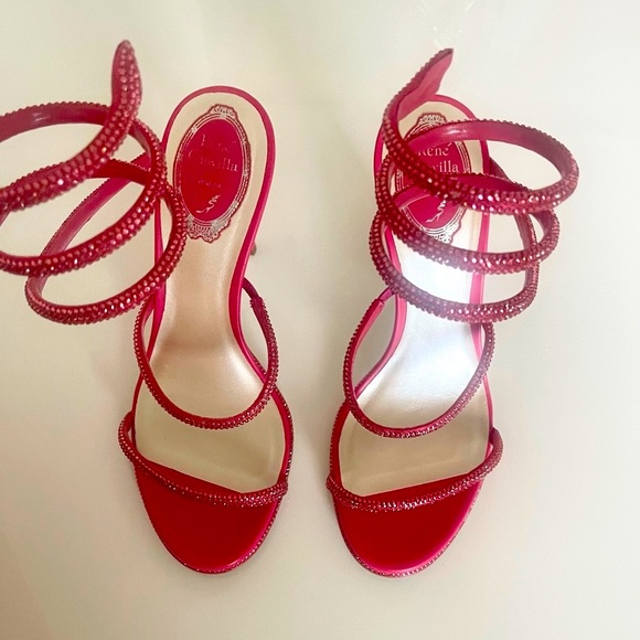 Gardenia Pink / Heels / Renee Caovilla / 100% Authentic / Size: 8 US / C10416 - Picture 3 of 9